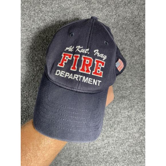 Nu-Fit Fitted Hat Men's Small Al Kut Iraq Fire Department 2007 Patriotic - Picture 8 of 9